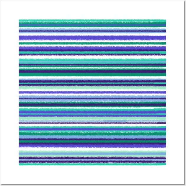 Gay Men Flag grunge stripes Wall Art by TooCoolUnicorn